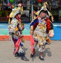 Guatemalan fiesta Masked dancers