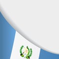 Guatemalan flag background. Vector illustration.
