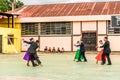 Guatemalan folk dancing couples, Guatemala