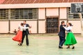 Guatemalan folk dancing couples, Guatemala