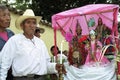 Guatemalan Indian Religious Procession of San Pedro Royalty Free Stock Photo