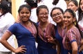 Guatemalan school band dancers.