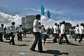 Guatemala celebrates Independence Day with colorful parades and civic campaigns Royalty Free Stock Photo