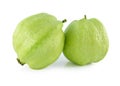 Guava on white background Royalty Free Stock Photo
