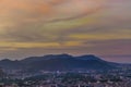 Guayaquil Aerial Landscape Sunset Scene