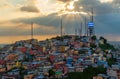 Guayaquil Santa Ana Hill Sunset, Ecuador Royalty Free Stock Photo