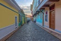 Guayaquil Streetat Sunset, Ecuador Royalty Free Stock Photo