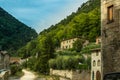 Gubbio contry side Royalty Free Stock Photo