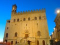 Gubbio, Italy. The historical building called Palazzo dei Consoli