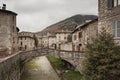 Gubbio, one of the most beautiful medieval towns in Europe, in the heart of the Umbria Region, Perugia Province Royalty Free Stock Photo