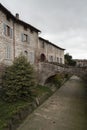 Gubbio, one of the most beautiful medieval towns in Europe, in the heart of the Umbria Region, Perugia Province Royalty Free Stock Photo