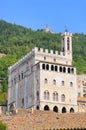 Gubbio Palazzo dei Consoli Royalty Free Stock Photo