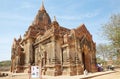 Gubyaukgyi Temple, Bagan, Myanmar Royalty Free Stock Photo