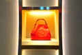 Gucci leather handbag Royalty Free Stock Photo