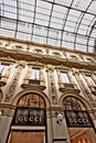 Gucci shop in the Galleria Vittorio Emanuele II in Milan
