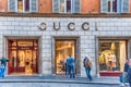 Gucci store in Via Condotti fashion street, Rome, Italy