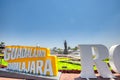 Gudalajara, Mexico-10 April, 2019: Landmark Minerva monument in Guadalajara historic center