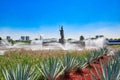 Gudalajara, Mexico-10 April, 2018: Landmark Minerva monument in Guadalajara historic center