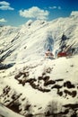 Gudauri ski resort Royalty Free Stock Photo