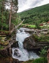 Gudbrandsjuvet gorge in Norway Royalty Free Stock Photo