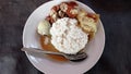 A plate of gudeg rice