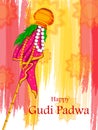 Gudi Padwa holiday religious festival background of Maharashtra India