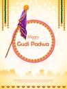 Gudi Padwa Lunar New Year celebration in Maharashtra of India Royalty Free Stock Photo