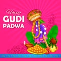 Gudi Padwa Lunar New Year celebration in Maharastra India Royalty Free Stock Photo