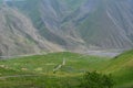 Gudiyalchay river and glacial valley near Shahdag National Park, Azerbaijan, in the Greater Caucasus range