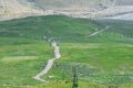Gudiyalchay river and glacial valley near Shahdag National Park, Azerbaijan, in the Greater Caucasus range