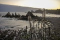 Gueirua beach in the Cantabrian sea