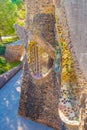 Guell Crypt Exterior, Catalunya, Spain Royalty Free Stock Photo