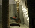 Guell Crypt Interior, Catalunya, Spain Royalty Free Stock Photo
