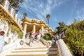 Guell park in Barcelona Royalty Free Stock Photo