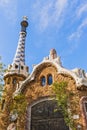 Guell Park in Barcelona, Spain