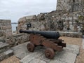 Guernsey cannon Castle Cornet No. 1 seafront