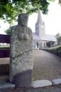 Guernsey La Gran'Mere Du Chimquiere statue-menhir