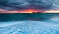 Guernsey sunset Royalty Free Stock Photo
