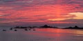 Guernsey sunset Royalty Free Stock Photo
