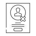 guerrilla testing ux ui design line icon vector illustration