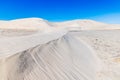 Sand dunes along the western coast of the Baja peninsula