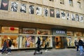 Guess casual fashion brand retail store exterior view