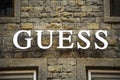 Guess store Royalty Free Stock Photo