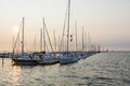 Guest harbour Falsterbo channel, Sweden Royalty Free Stock Photo