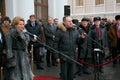 The guest of honor. Valentina Matvienko, one of the most famous contemporary female politicians.