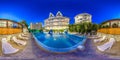 Guest house Ev Roshel in Sochi. Adler district Royalty Free Stock Photo