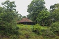 Guest house in middle of Periyar Lake in Periyar National Park and Wildlife Sanctuary, Thekkady, Kerala, India Royalty Free Stock Photo