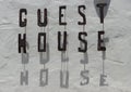 Guest House sign