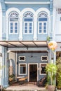 Guest house on Soi Romanee in old Phuket Town Royalty Free Stock Photo