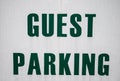 Guest parking Royalty Free Stock Photo